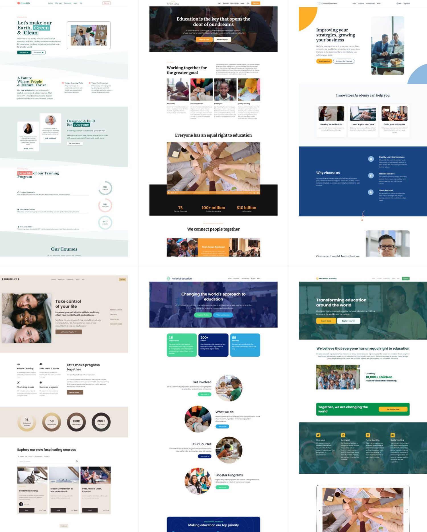 learnworlds-nonprofit-ngo-website-templates