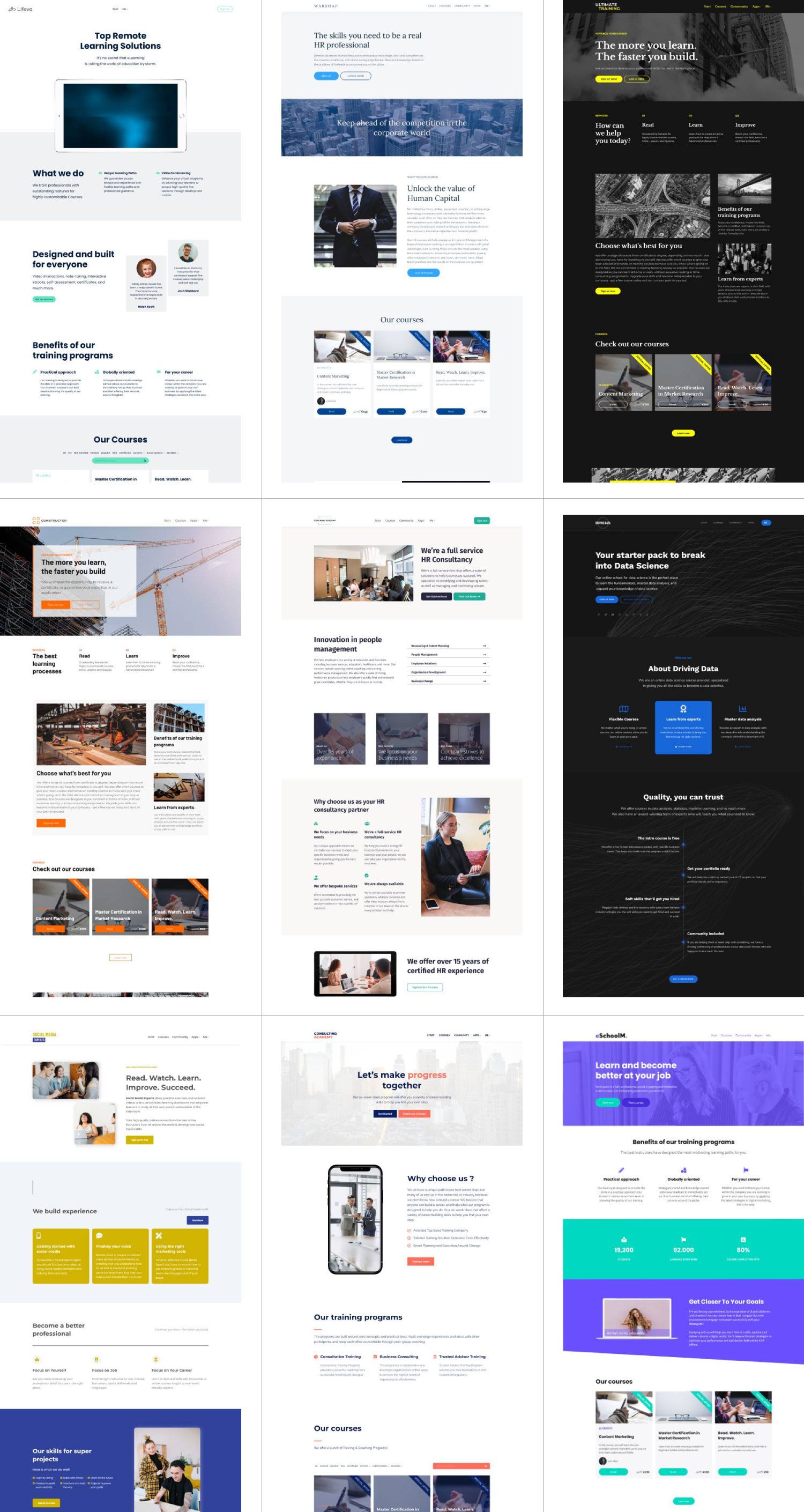 learnworlds-customer-education-website-templates