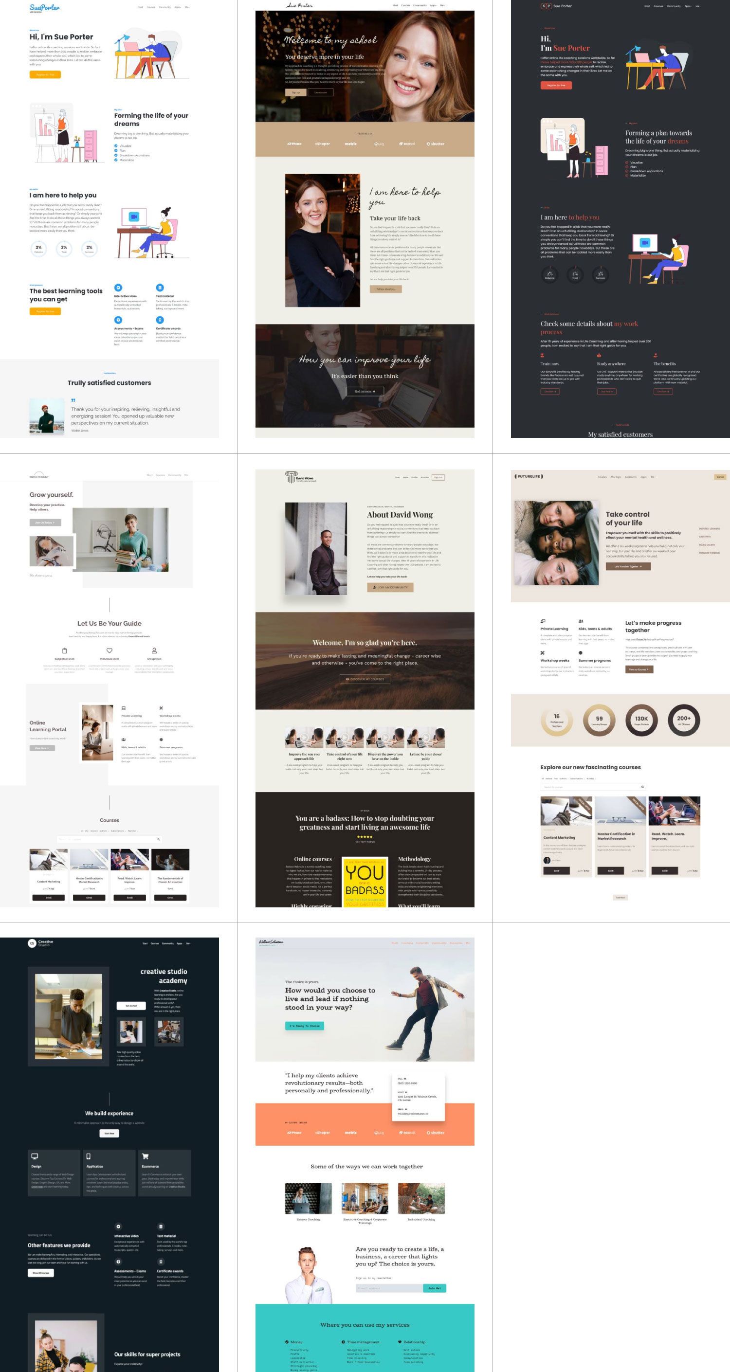learnworlds-coaching-website-templates
