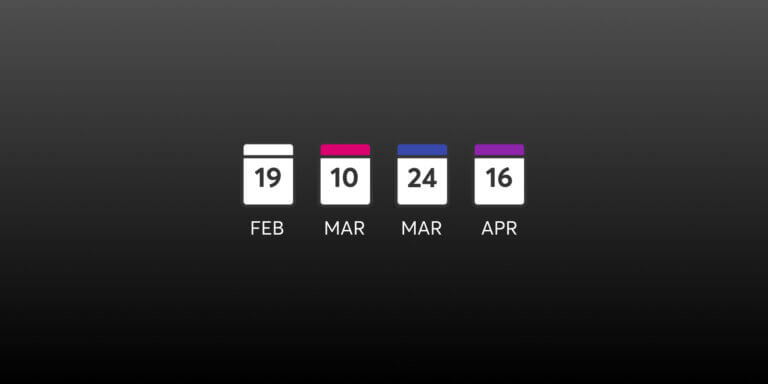 An image featuring the dates of the LearnWorlds Evolution 4x event series on black background.