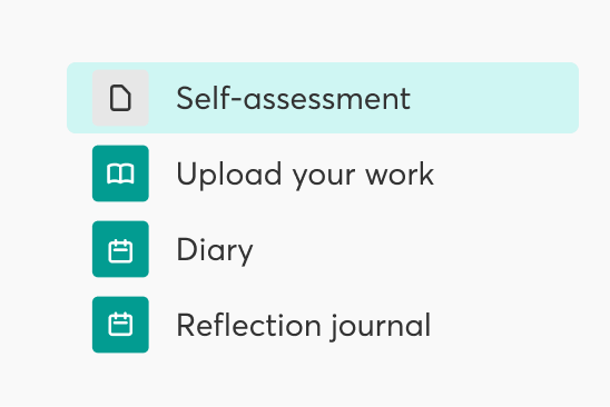 Assessment questions with diverse question formats.