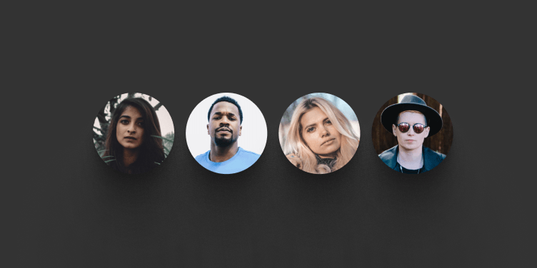 User avatars representing learners engaging with course content