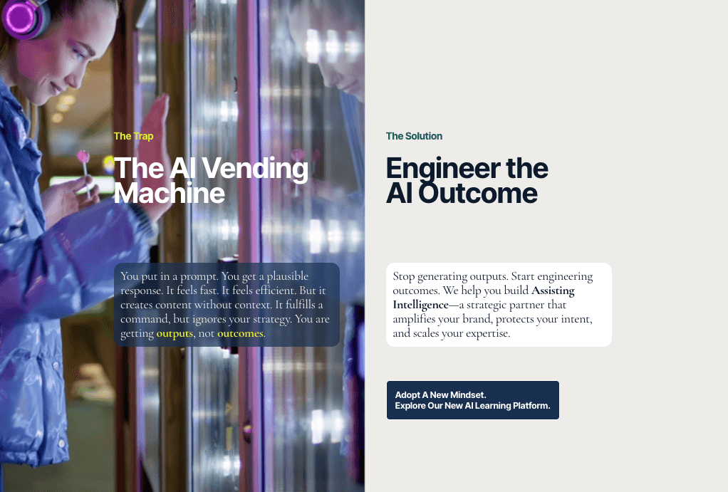 AI as a Vending Machine