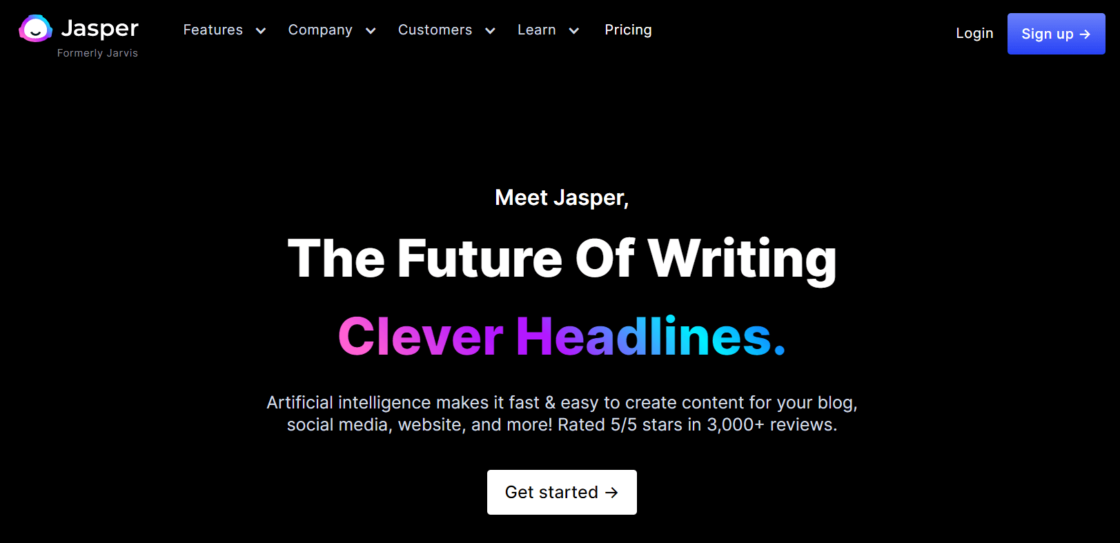 screenshot from Jasper