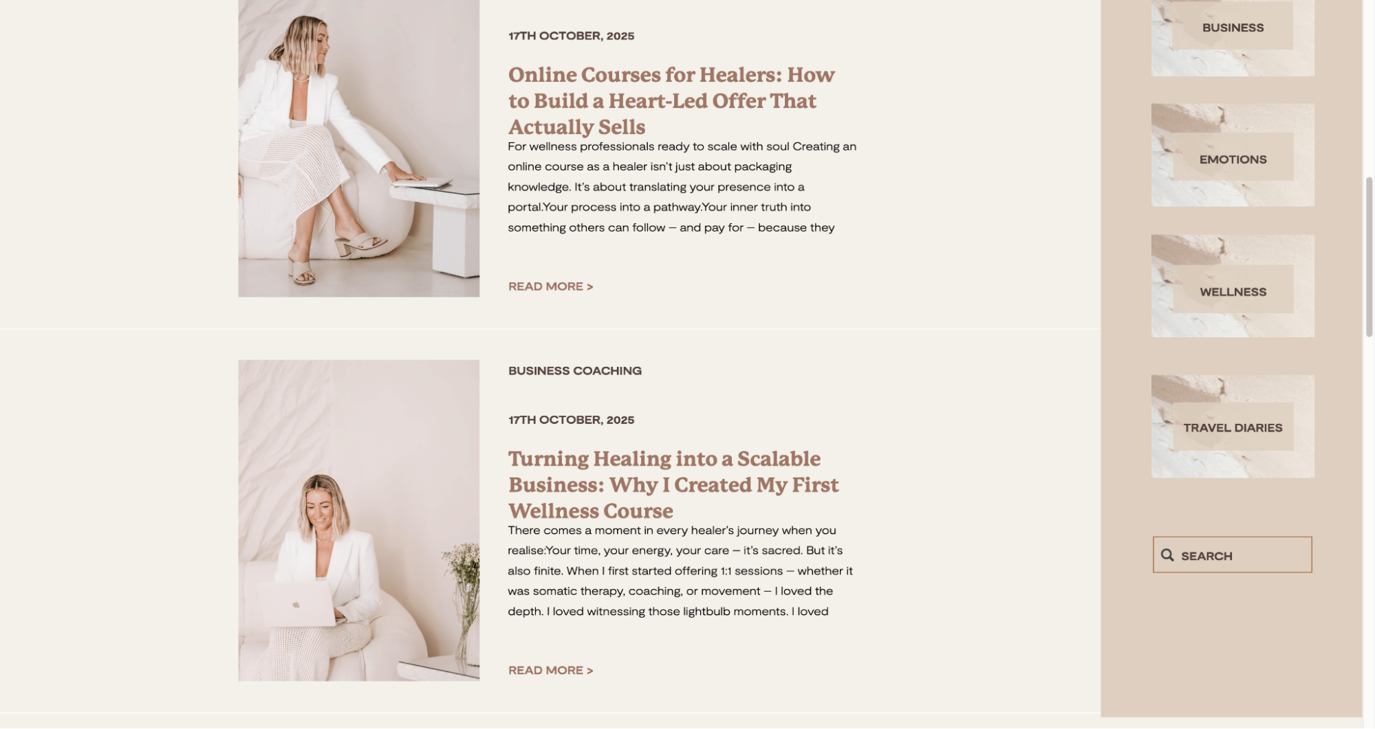 Two articles on 