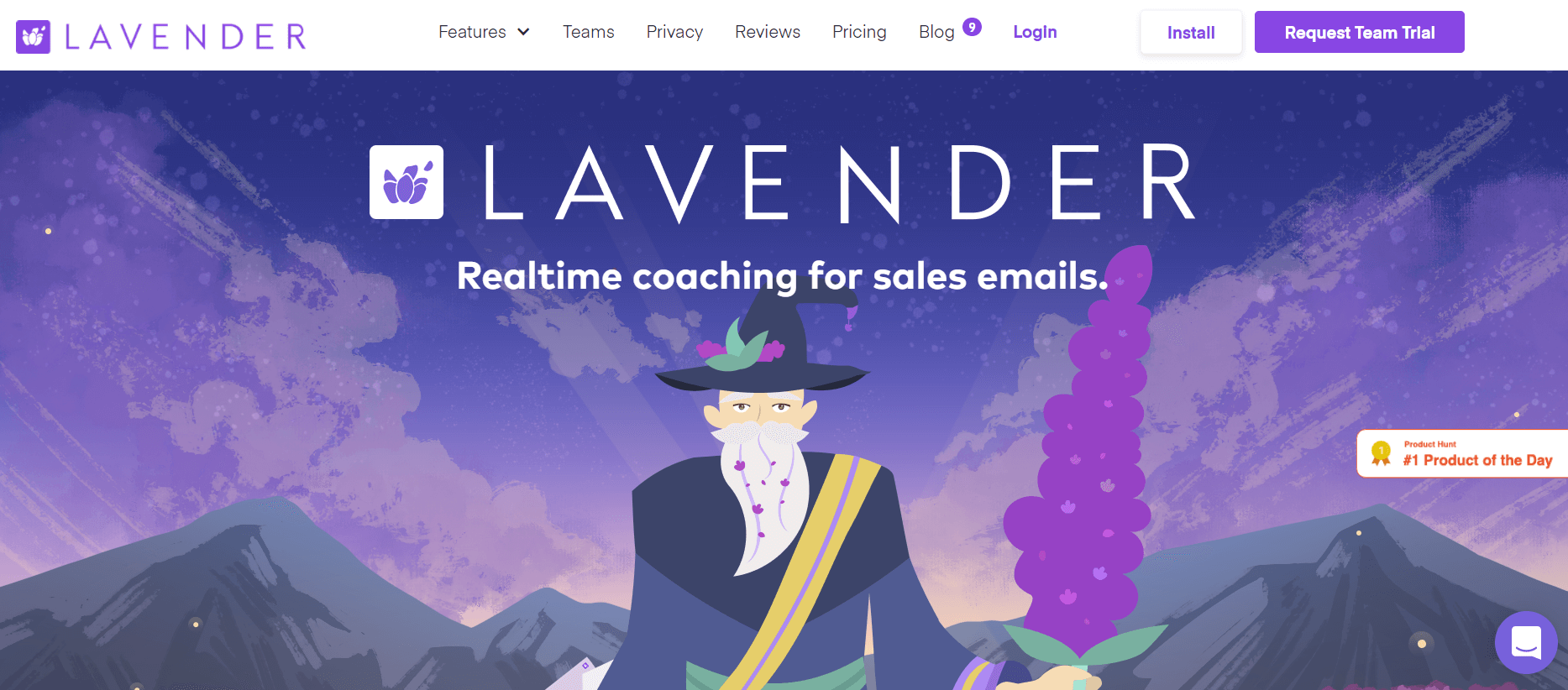 screenshot from Lavender