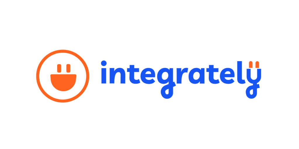 Integrately logo showing LMS content integration possibilities for LearnWorlds users.