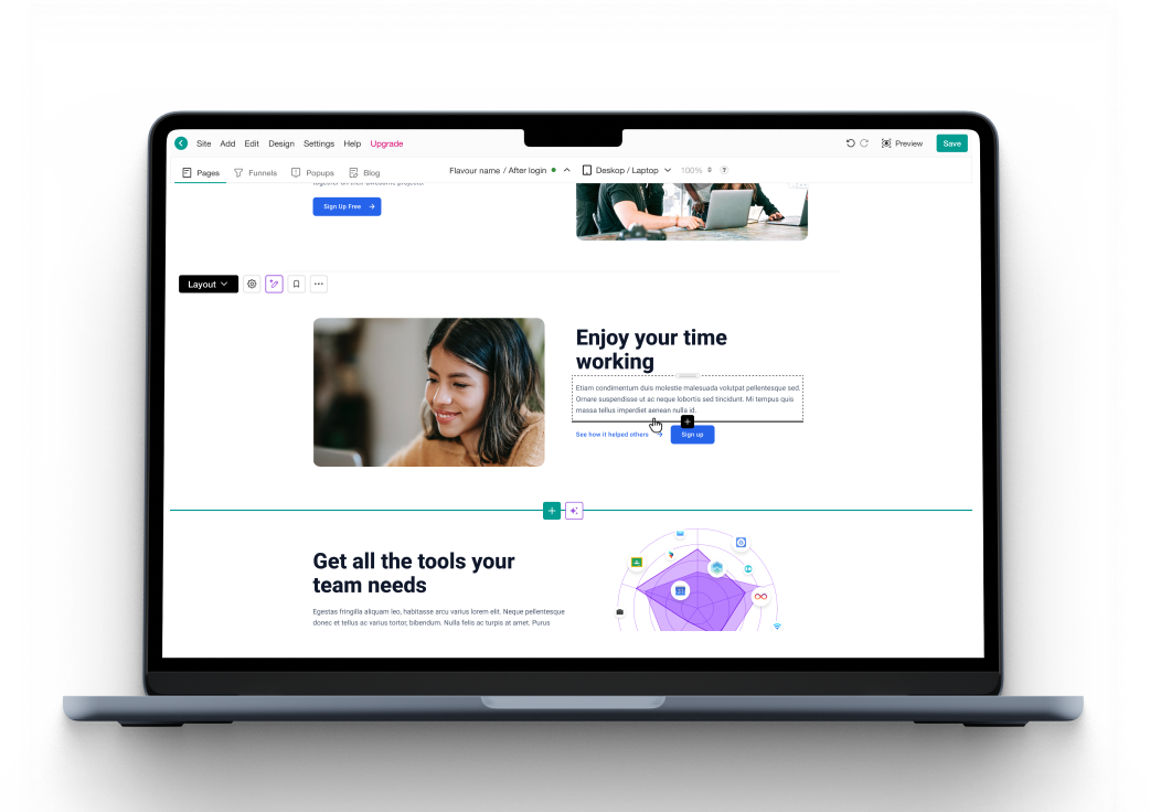 AI Site Builder video