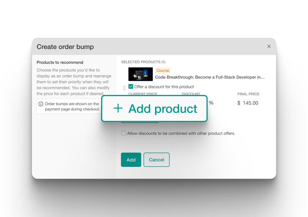 Recommendations & Order Bumps image