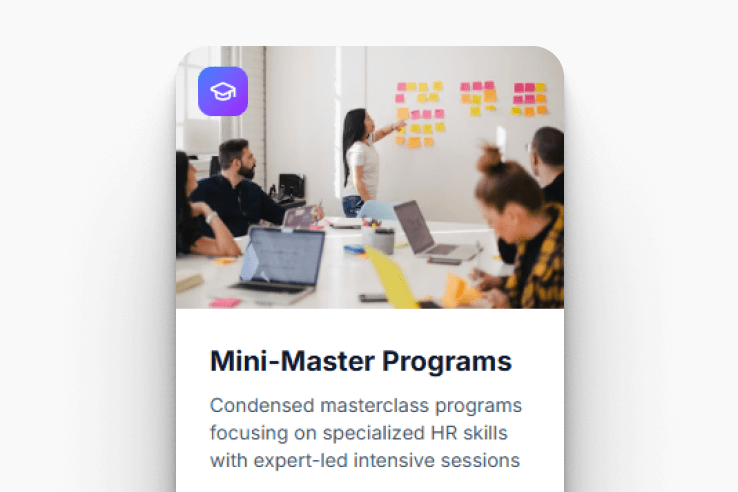 Hacking HR mini master programs