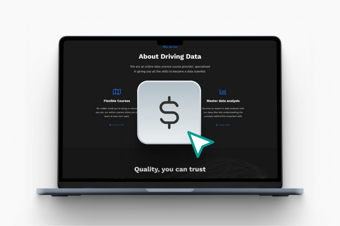 An image showing a laptop with a dollar icon overlay.