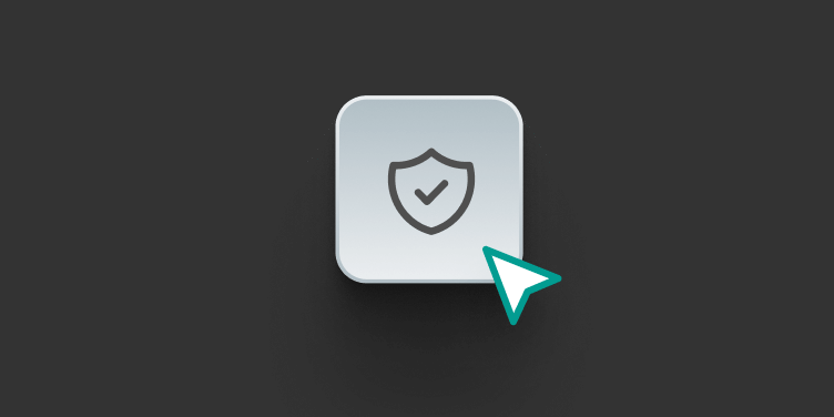 Security shield icon representing secure internal training and permission controls.