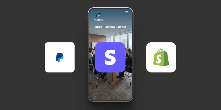 An image showing logos of payment tools in front of a mobile screen.