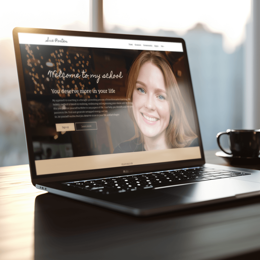 White-label school components including custom domain, branded login, emails, and mobile app.