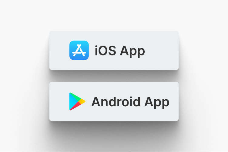 Branded app listing in the App Store and Google Play under the customer's brand name.