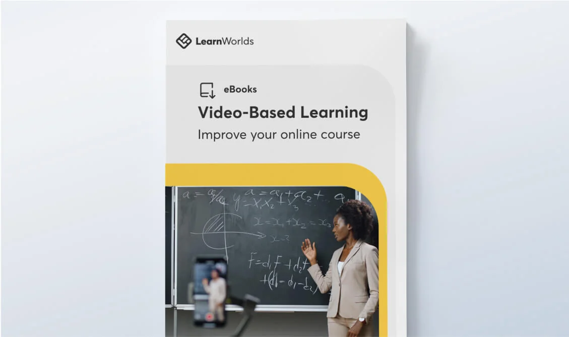 Transcription: LearnWorlds Checklists Build your customer training program A super handy checklist for stress-free planning Booklet cover shows a...
